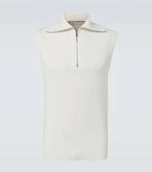 Brunello Cucinelli | Half-zip cotton vest