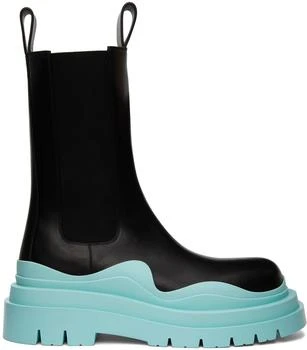 Black Tire Chelsea Boots