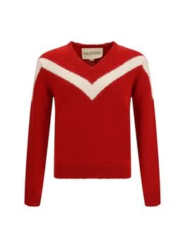 Valentino | Valentino V-Neck Long-Sleeved Jumper