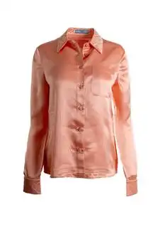 Prada | Prada Long-Sleeved Satin Shirt
