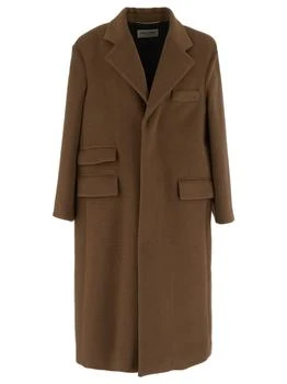 Yves Saint Laurent | Saint Laurent Single-Breasted Long-Sleeved Coat