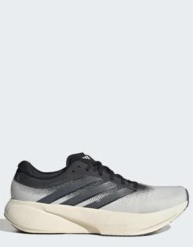 adidas performance Supernova rise 3 running shoes in chalk white / onix / core blac