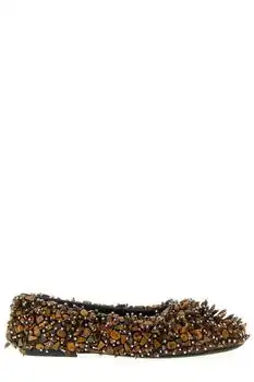 Dries Van Noten | Dries Van Noten Square Toe Ballet Flats