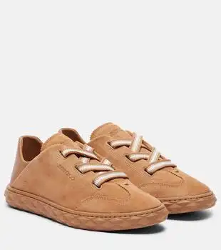 Jimmy Choo | Diamond Light Flex suede sneakers