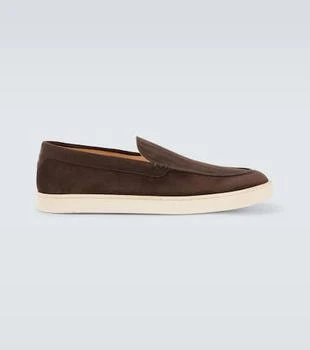 Brunello Cucinelli | Herringbone suede loafers