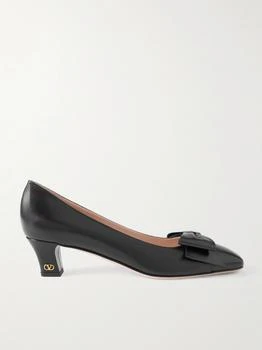 Valentino | Bowow 45 Bow-embellished Leather Pumps  - IT36