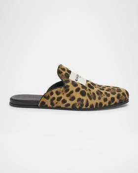 Givenchy | Label Lounge Leopard Calf Hair Mules