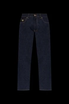 Versace Logo Patch Tapered-Leg Jeans