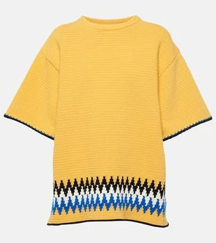 Jil Sander | Jacquard-trimmed cotton jersey T-shirt