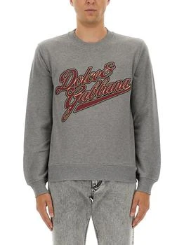 Dolce & Gabbana | Dolce & Gabbana Logo Printed Crewneck Sweatshirt