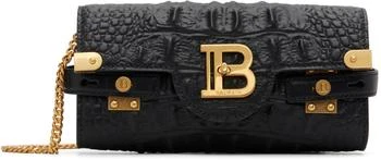 Balmain | Black B-Buzz 23 Calfskin Bag