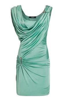 Versace | Versace La Vacanza Gathered Jersey Mini Dress - Moda Operandi