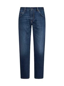 Dolce & Gabbana | Dolce & Gabbana Logo Plaque Straight Leg Jeans