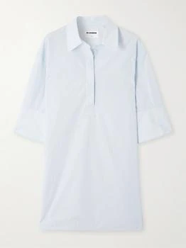 Jil Sander | Striped Cotton-poplin Shirt - Light blue