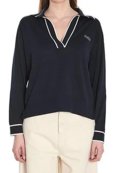 Gucci | Gucci Logo Intarsia Polo Top