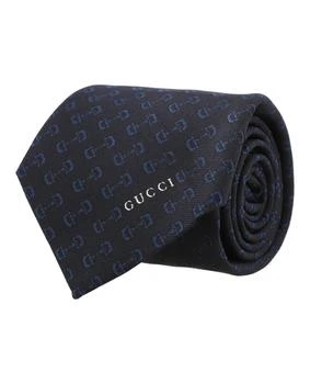 Gucci Horsebit Silk Jacquard Tie