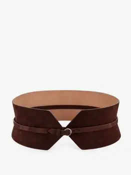 Alaia | Bustier suede belt