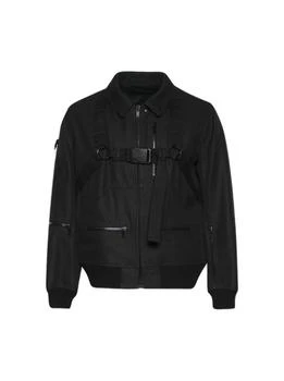 Rick Owens | Rick Owens Zip-Up Buckled Jacket