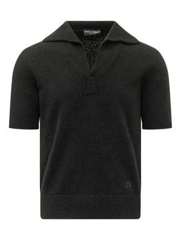 Dolce & Gabbana | Dolce & Gabbana Logo Detailed Polo Shirt