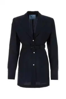 Prada | Prada Belted Single-Breasted Blazer