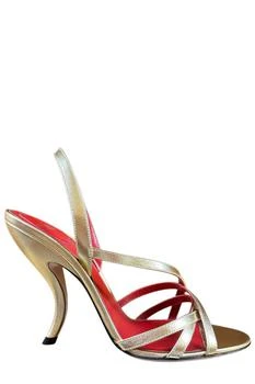 Valentino | Valentino Fetishique Cross-Strap Open Toe Sandals