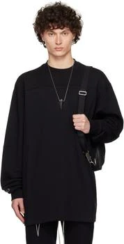 Rick Owens | Black Champion Edition Girdered Sweatshirt