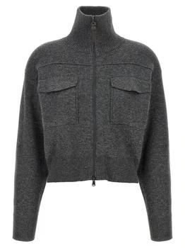 Brunello Cucinelli | Brunello Cucinelli High Neck Cardigan