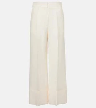Valentino | Crepe Couture wide-leg pants