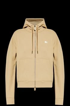 Burberry | Burberry Logo Embroidered Zip-Up Jacket