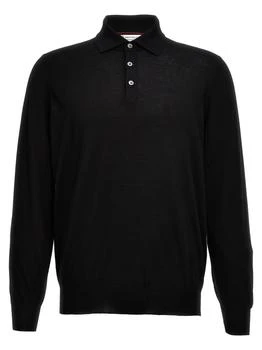 Brunello Cucinelli | Brunello Cucinelli Long-Sleeved Knitted Polo Shirt