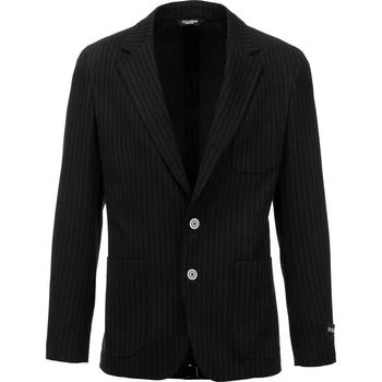 Dolce & Gabbana | Dolce & Gabbana Pinstripe Buttoned Cuff Jacket