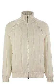 Brunello Cucinelli | Brunello Cucinelli Zip-Up Ribbed-Knit Jacket