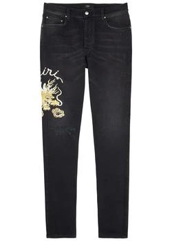 AMIRI | Dragon Repair embroidered slim-leg jeans