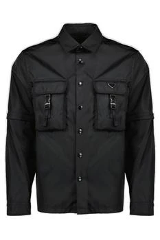 Prada | Prada Triangle-Logo Long-Sleeved Shirt