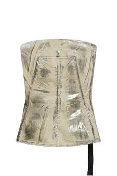 Rick Owens | Rick Owens DRKSHDW Bustier Frayed-Hem Top