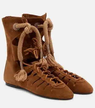 Isabel Marant | Liade suede lace-up ankle boots