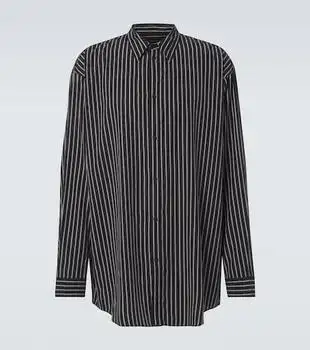 Balenciaga | Flowing striped poplin shirt