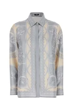 Versace | Versace Barocco Printed Long-Sleeved Shirt