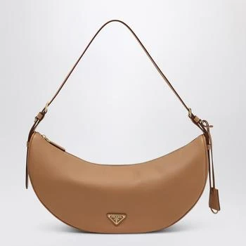 Prada | Prada Demi-Lune shoulder bag large Natural