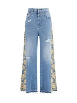 Dolce & Gabbana | Dolce & Gabbana Lace Panelled Jeans