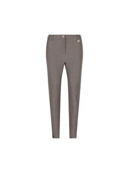 Burberry | Burberry Herringbone Tapered Stretch Trousers