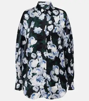 Stella McCartney | Floral satin blouse