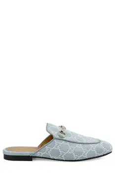 Gucci | Gucci Monogrammed Slip-On Loafers