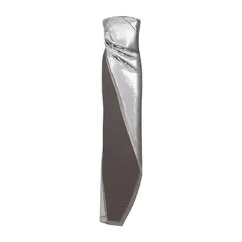 Rick Owens | Rick Owens Sequin-Embellished Asymmetric Hem Long Top