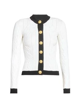 Balmain | Torsade Knit Cardigan