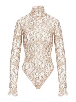 Valentino | Valentino Lace Detailed High Neck Top