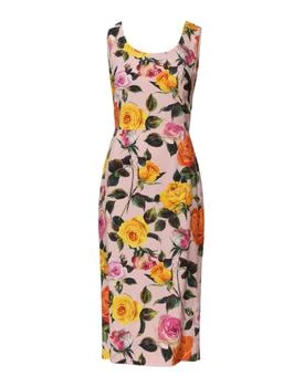 Dolce & Gabbana | Floral Knee Length Sheath Women's Dress