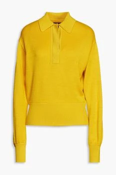 Heron wool-blend polo sweater