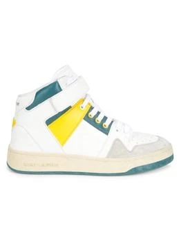 Yves Saint Laurent | Lax Logo High-Top Leather Sneakers