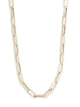 Saks Fifth Avenue | 14K Yellow Gold Paperclip Chain Necklace/16"